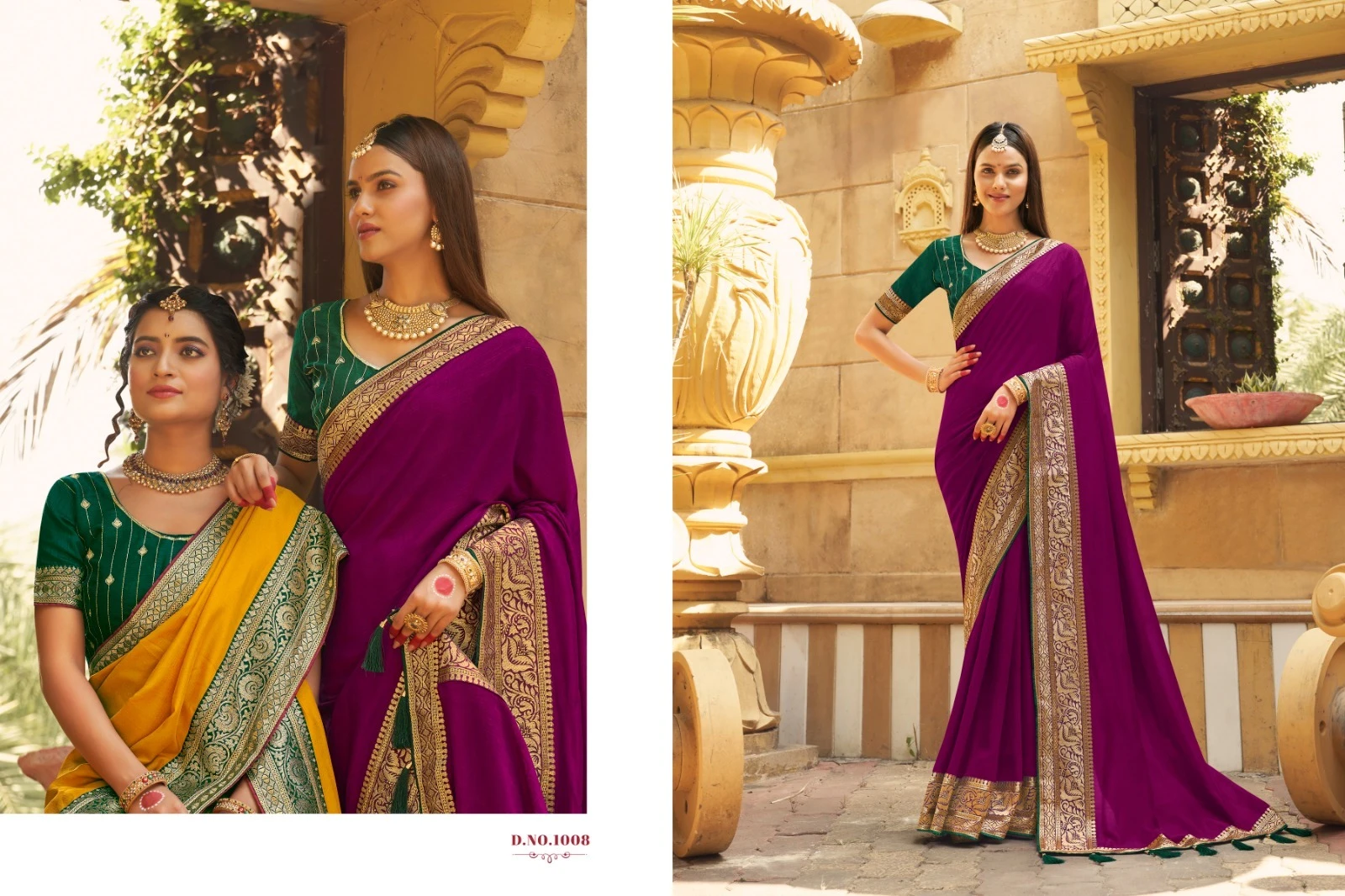 Suma Designer Manyta Vichitra Blooming Wholesale Fancy Sarees Catalog — Wholesale Sarees, MPA wholesale from Surat - Gallery Image 9